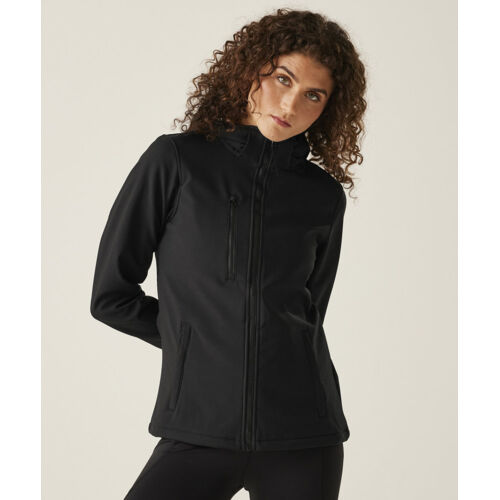 Women's venturer 3-layer hooded softshell jacket Thumbnail