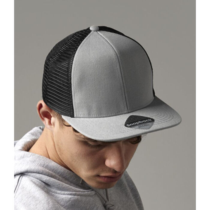 Beechfield Original Flat Peak 6 Panel Trucker Cap Thumbnail