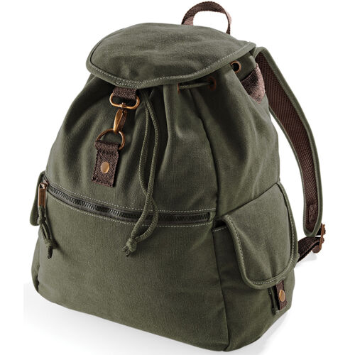 Quadra Vintage Canvas Backpack Thumbnail