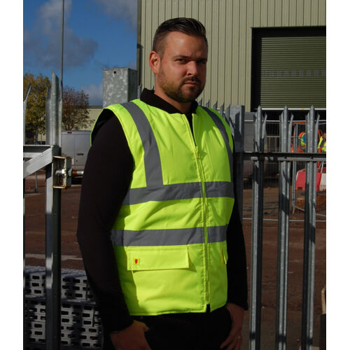 Warrior Hi-Vis Reversible Bodywarmer Thumbnail