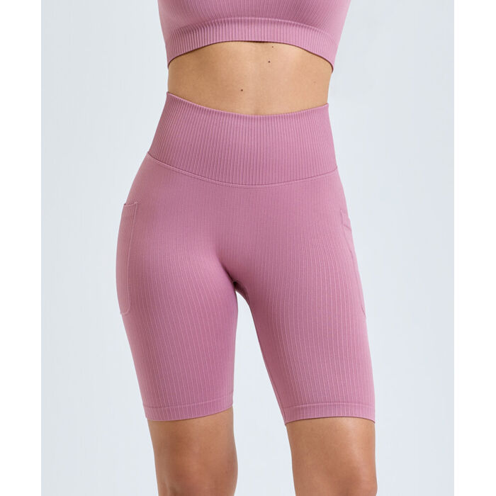 Women’s TriDri® ribbed seamless '3D Fit' cycle shorts Thumbnail