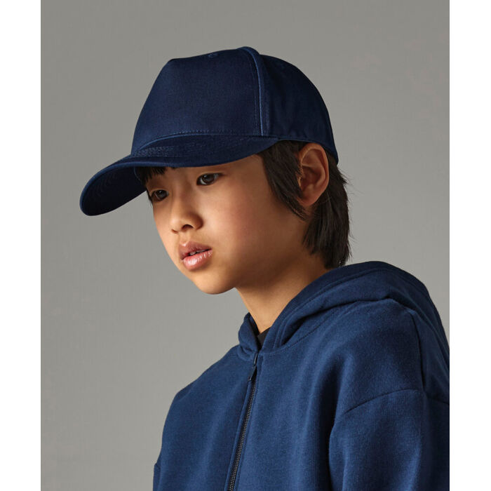 Junior organic cotton 5-panel cap Thumbnail