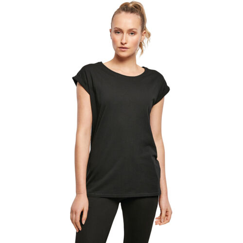 Women's organic extended shoulder tee Thumbnail