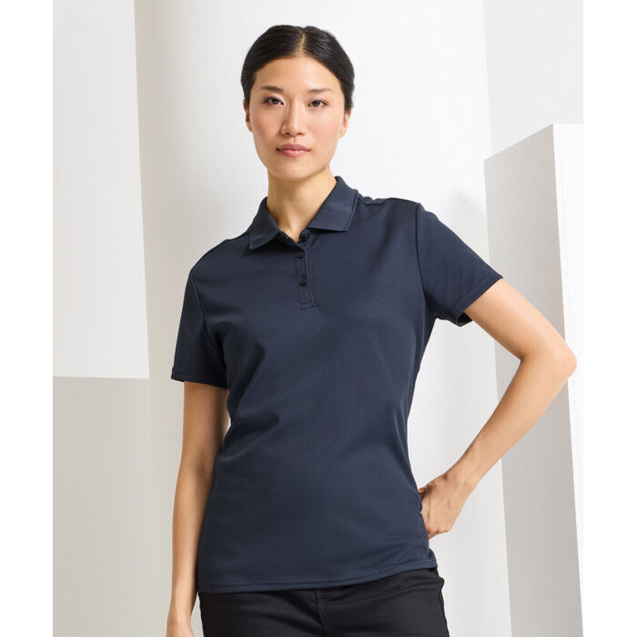 Women’s Spun Dyed Recycled Polo Shirt Thumbnail