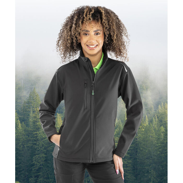 Women's recycled 3-layer printable softshell jacket Thumbnail