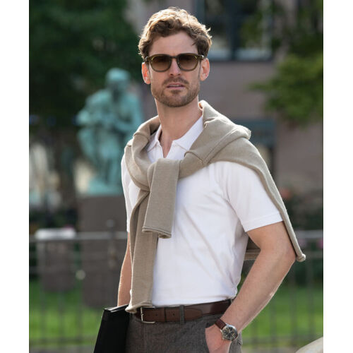 Harvard v-neck – stretch deluxe polo Thumbnail