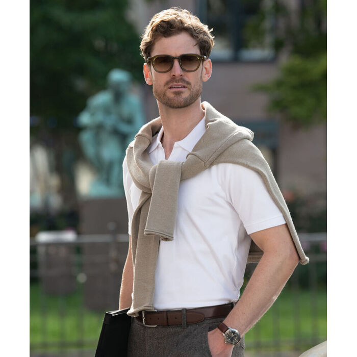 Harvard v-neck – stretch deluxe polo Thumbnail