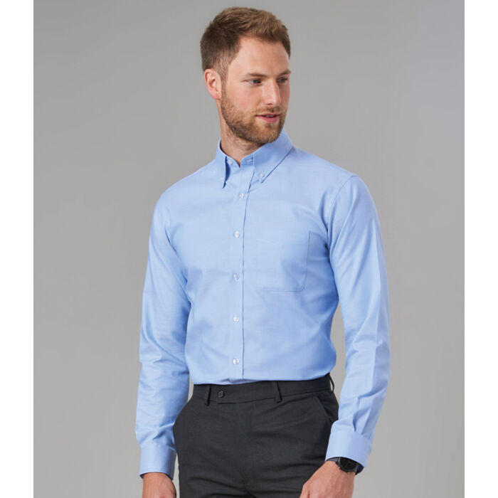 Brook Taverner Whistler Long Sleeve Oxford Shirt Thumbnail