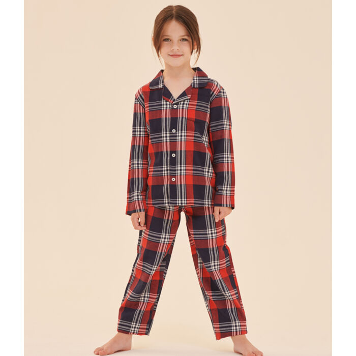 SF Clothing Kids Tartan Lounge Set Thumbnail