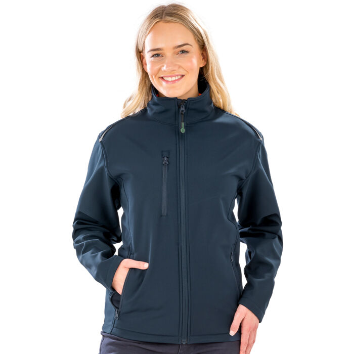 Result Recycled Ladies Three Layer Printable Soft Shell Jacket Thumbnail
