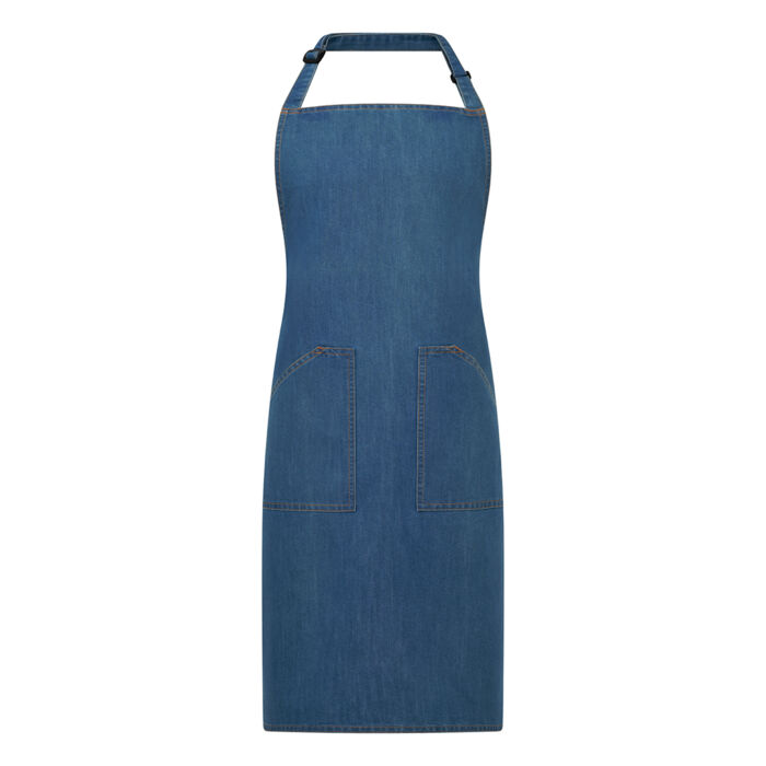 Brand Lab Denim Adjustable Bib Pocket Apron Thumbnail