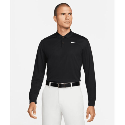 Nike Dri-FIT Victory solid long sleeve polo Thumbnail
