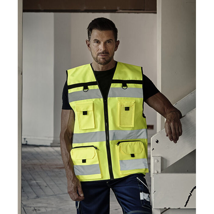 Hi-vis ripstop tool vest (HVW108) Thumbnail
