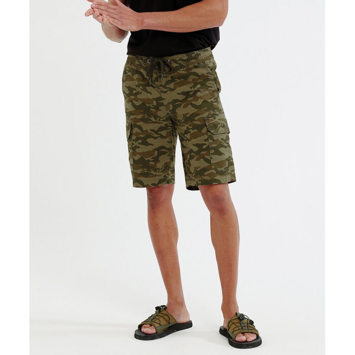 Men’s camo cargo utility shorts Thumbnail