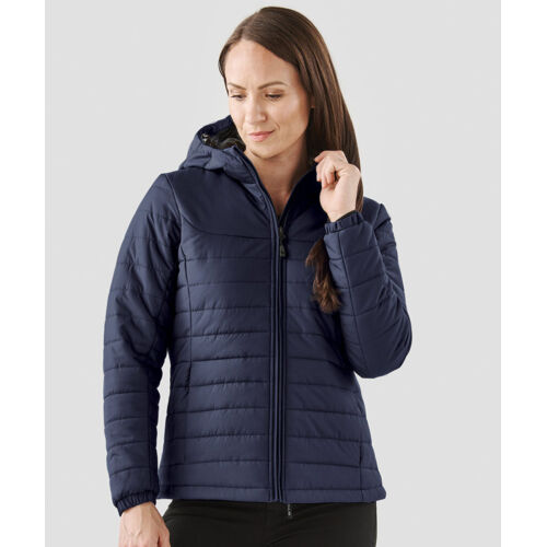 Women’s Nautilus quilted hooded jacket Thumbnail