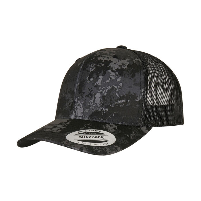 YP Classics® Veil Camo™ retro trucker cap (6606VC) Thumbnail