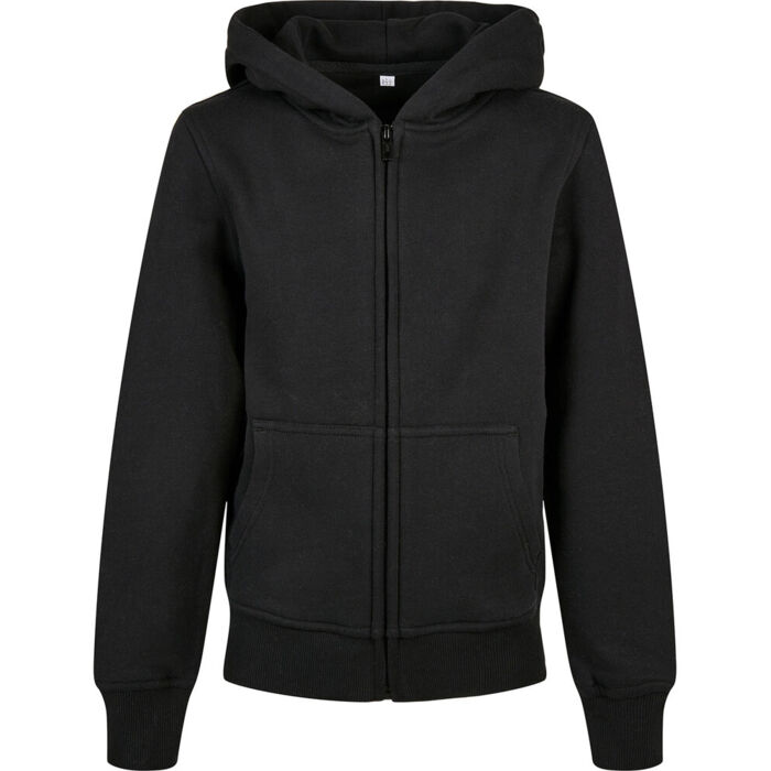 Organic kids basic zip hoodie Thumbnail