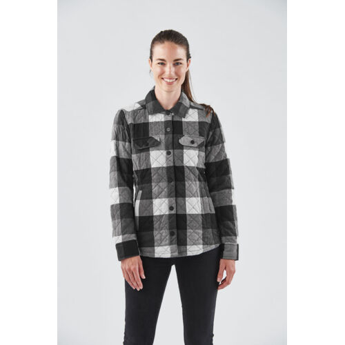 WOMEN'S QUILTED PLAID SHACKET Thumbnail