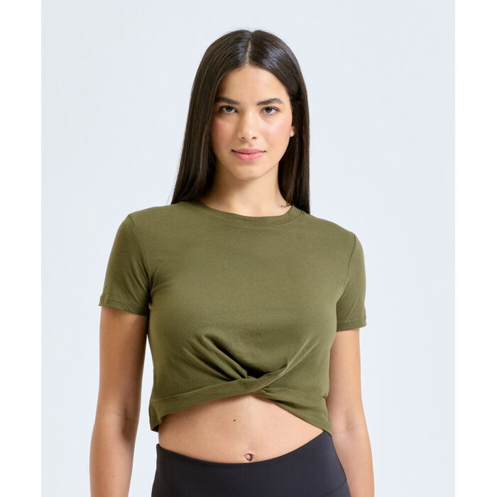 Women’s TriDri® twist crop top Thumbnail