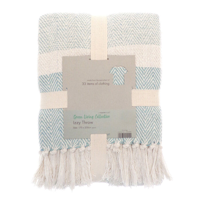 Izzy recycled throw Thumbnail