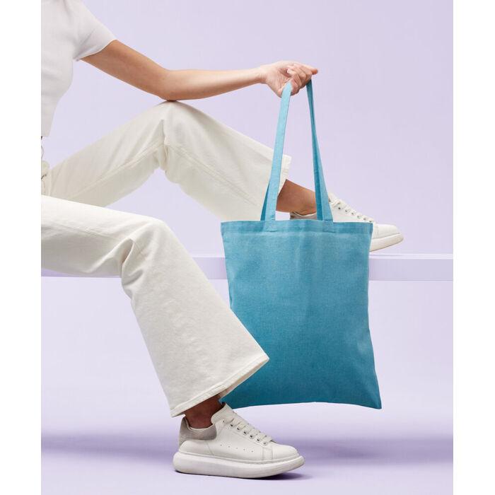 Recycled cotton shopper long handle Thumbnail