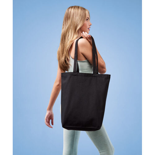 Recycled premium canvas ‘flat base’ shopper Thumbnail