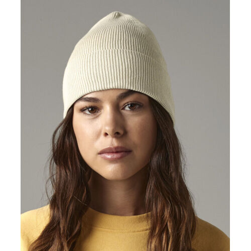Organic cotton fine knit beanie Thumbnail
