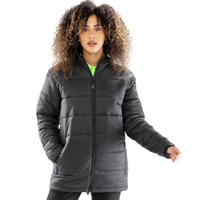 Result Recycled Hooded Padded Parka Jacket Thumbnail