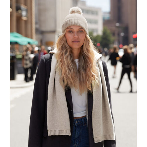 Beechfield Knitted Scarf and Beanie Gift Set Thumbnail