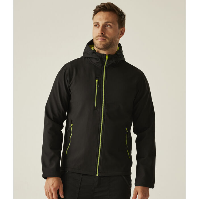 Regatta Navigate Two Layer Hooded Soft Shell Jacket Thumbnail