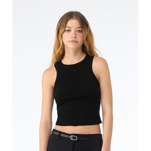 Women’s micro rib racer tank Thumbnail