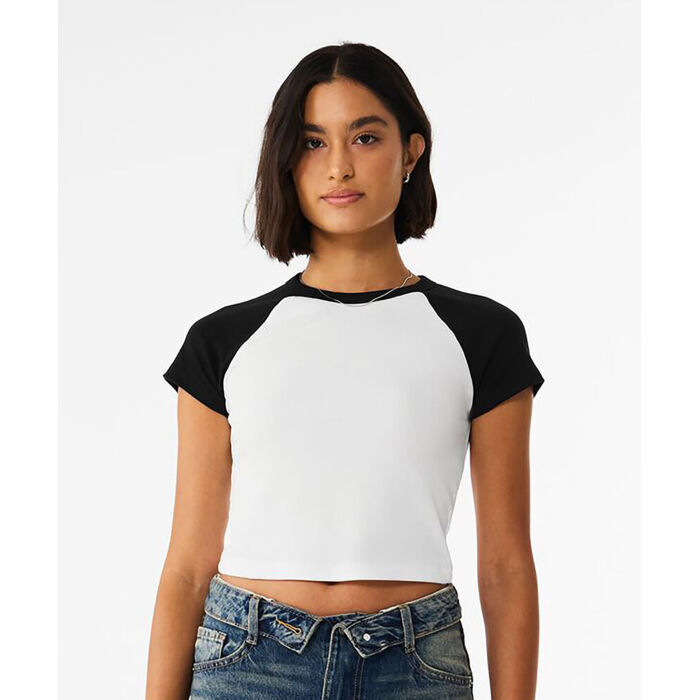 Women’s micro rib raglan baby t-shirt Thumbnail