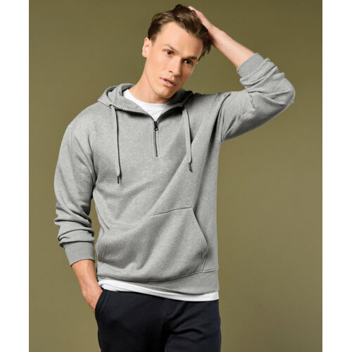 Regular fit 1/4 zip hoodie Thumbnail