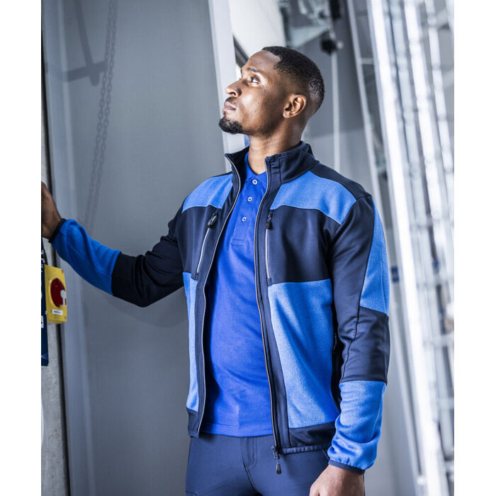 E-Volve unisex knit-effect stretch mid-layer Thumbnail