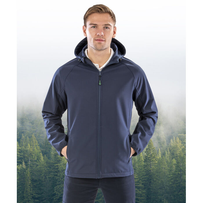 Recycled 3-layer printable hooded softshell Thumbnail
