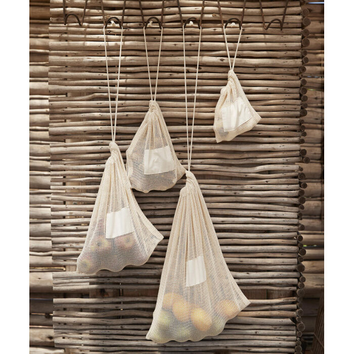 Organic cotton mesh sacks Thumbnail