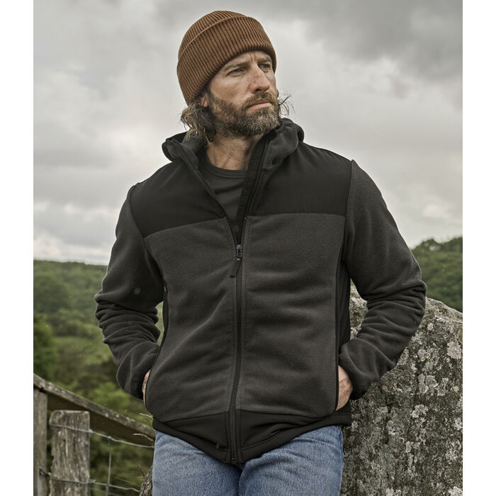 Tee Jays Mountain Hooded Fleece Jacket Thumbnail