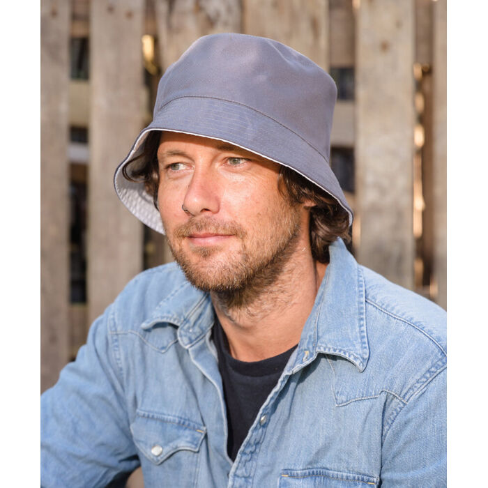 Core recycled reversible bucket hat Thumbnail