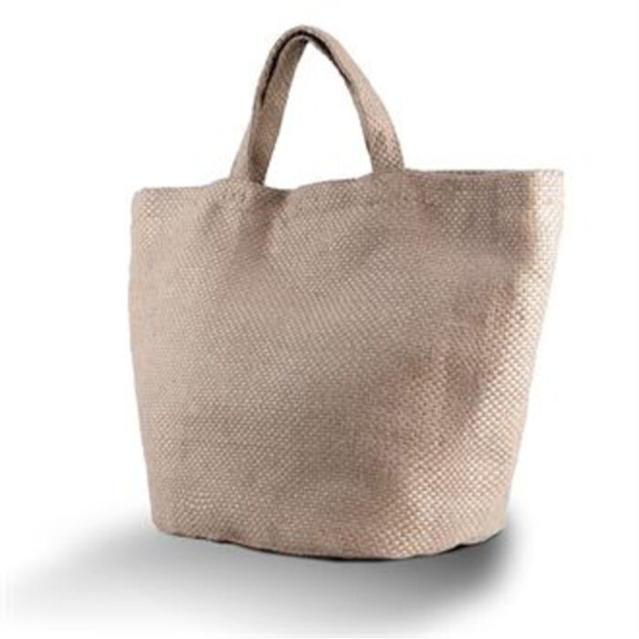 100% natural yarn dyed jute bag Thumbnail