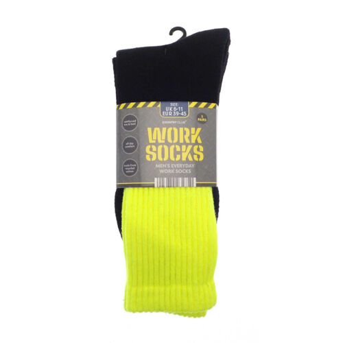 Men’s 3-pack work socks (recycled cotton) Thumbnail