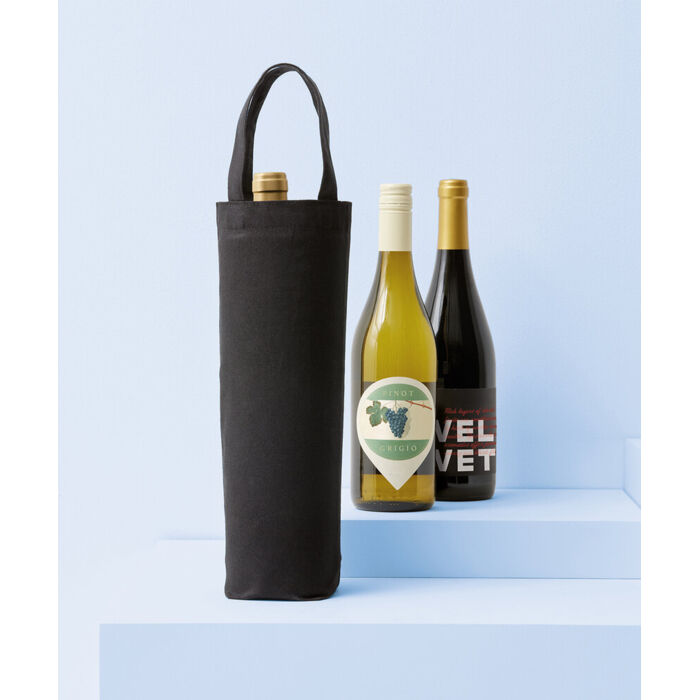 Recycled premium canvas bottle bag Thumbnail