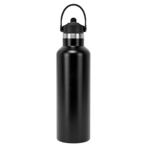 TriDri® Vacuum sports water bottle with flip-up straw Thumbnail