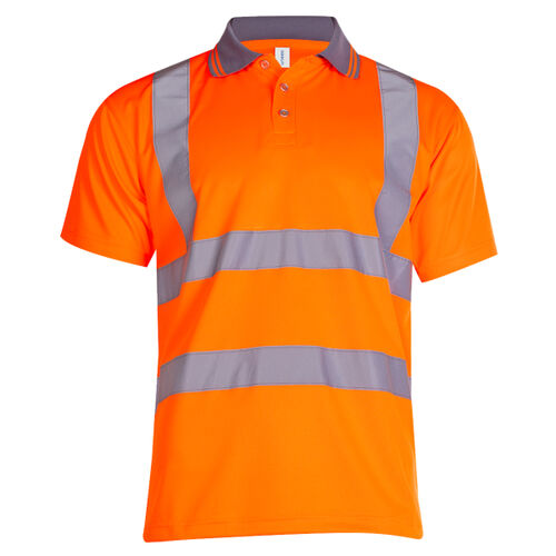 Hi Vis Short Sleeve Polo Shirt Thumbnail