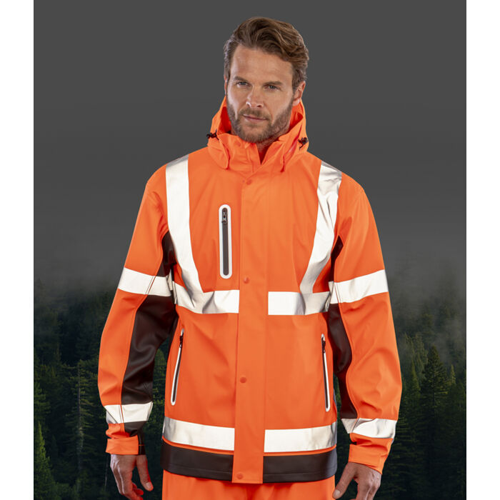 Result Recycled Heavy Duty Prism PU Safe and Dry Jacket Thumbnail