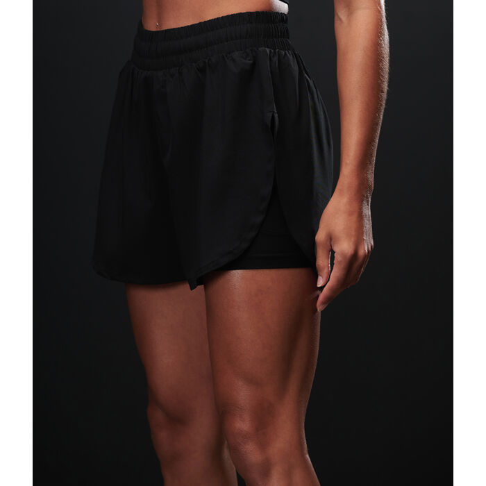 Tombo Ladies Double Layer Sports Shorts Thumbnail