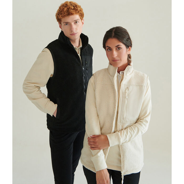 Front Row Recycled Sherpa Gilet Thumbnail