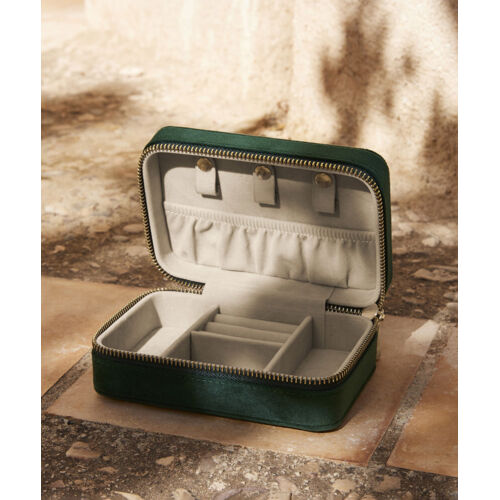 Velvet travel jewellery box Thumbnail