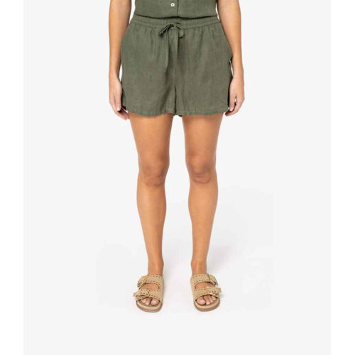 Spasso Ladies Linen Shorts Thumbnail