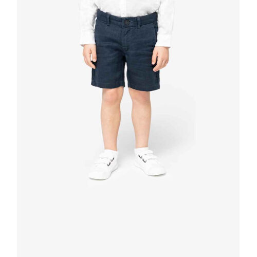 Spasso Kids Linen Bermuda Shorts Thumbnail