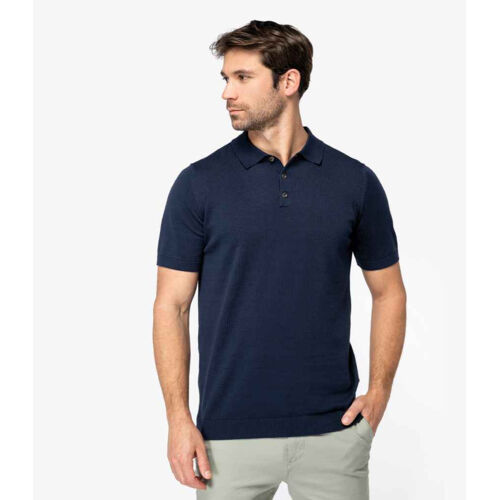 Spasso Knitted Polo Shirt Thumbnail